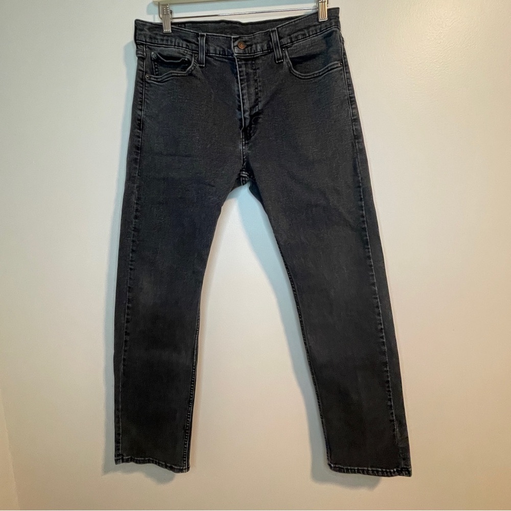 Levi's 513 Black Slim Straight Jeans Modern Fit